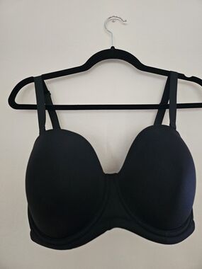 Wacoal Black Molded Strapless Convertible Bra 34 G